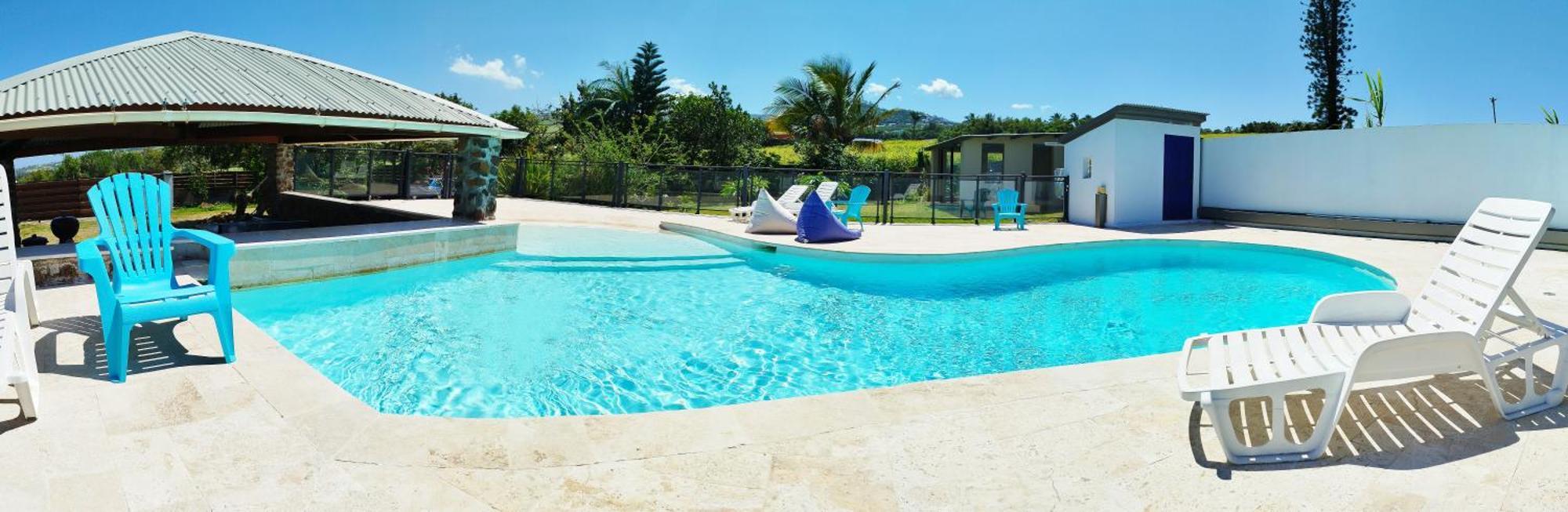Maison Les Cocotiers De Plaiz'Anse Petite-Ile Luaran gambar