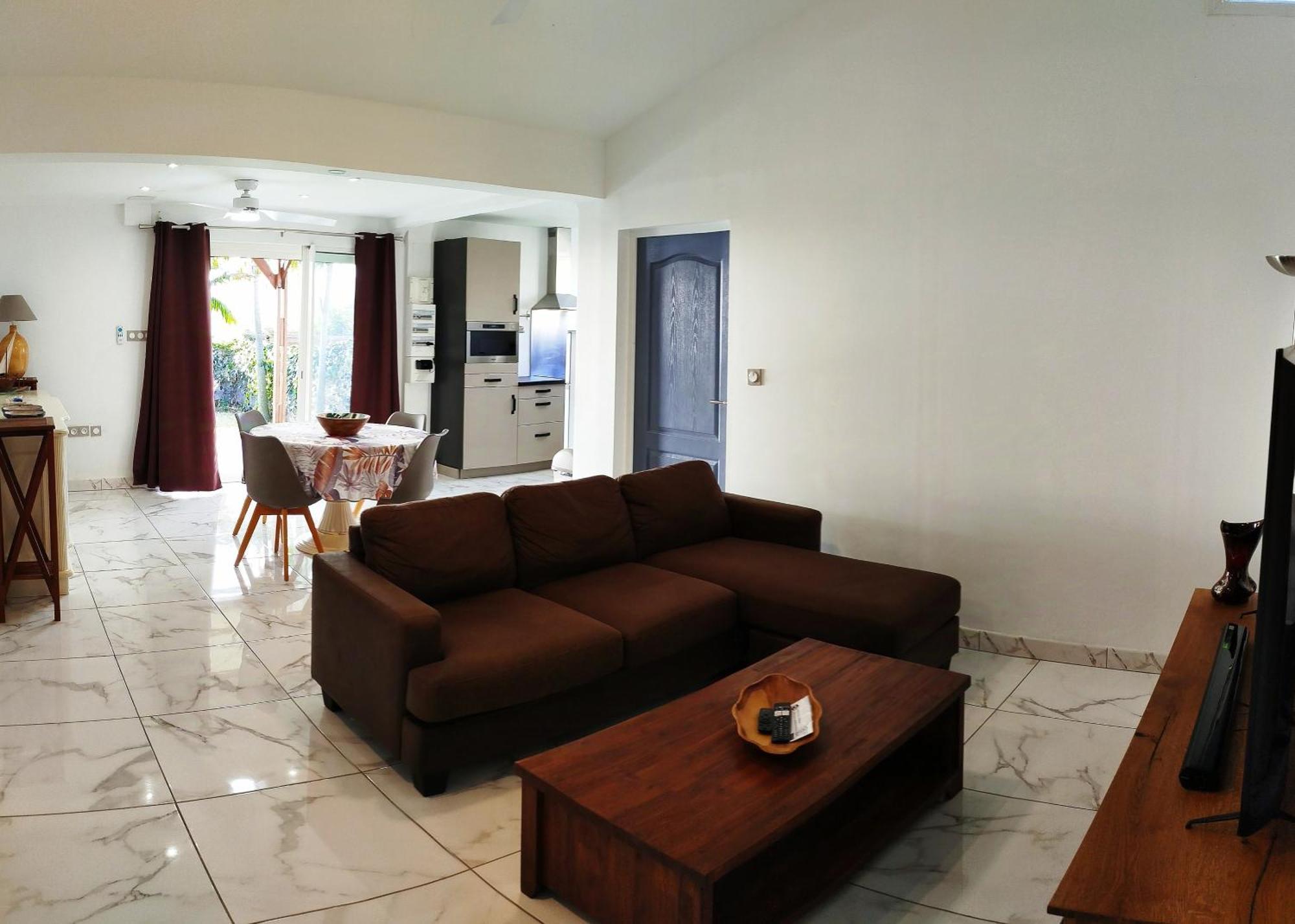 Maison Les Cocotiers De Plaiz'Anse Petite-Ile Luaran gambar